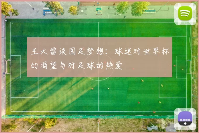 王大雷谈国足梦想：球迷对世界杯的渴望与对足球的热爱